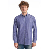 Baldinini Trend Blue Cotton Shirt