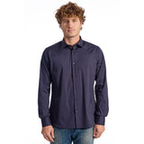 Baldinini Trend Blue Cotton Shirt