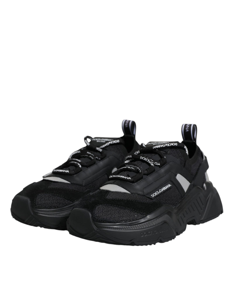 Dolce & Gabbana Black Daymaster Low Top Sneakers Shoes