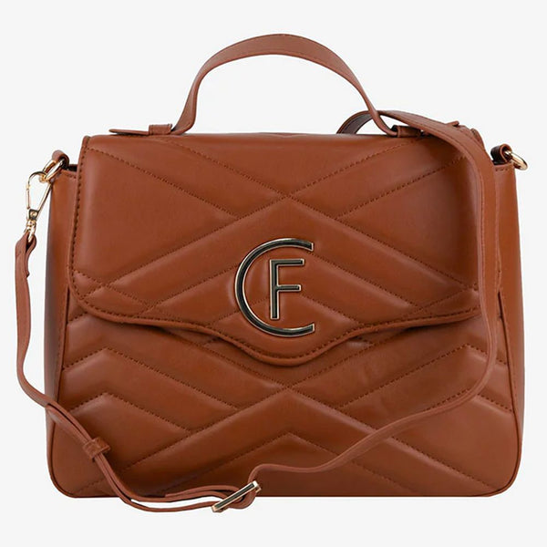 CRISTINAEFFE Brown Artificial Leather Crossbody Bag