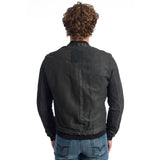 Roberto Pepe Luxury Gray Leather DI Lambskin Jacket