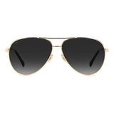 Jimmy Choo Gold Metal Sunglasses