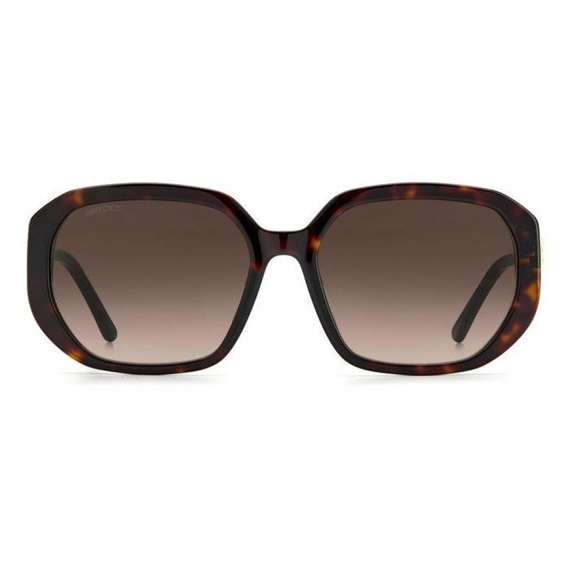 Jimmy Choo Brown Acetate Sunglasses