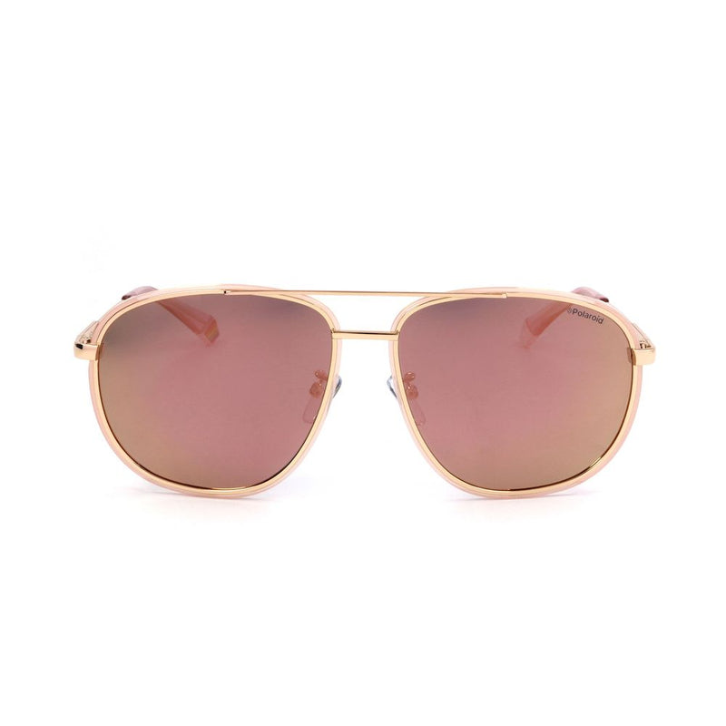 Polaroid Rose Gold Metal Sunglasses