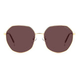 Polaroid Gold Metal Sunglasses