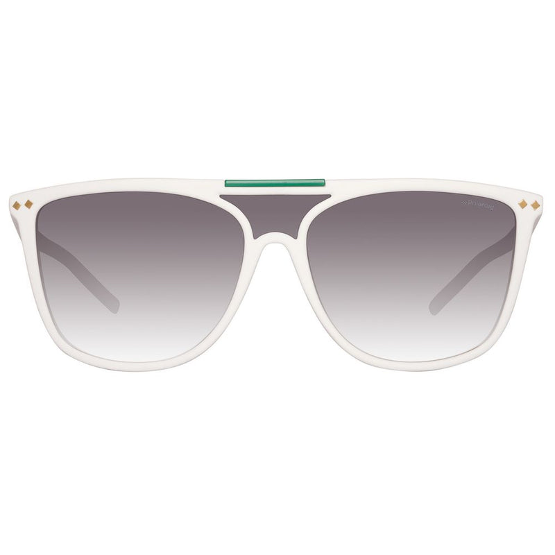 Polaroid White Acetate Sunglasses