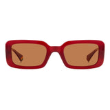 Polaroid Red Resin Sunglasses