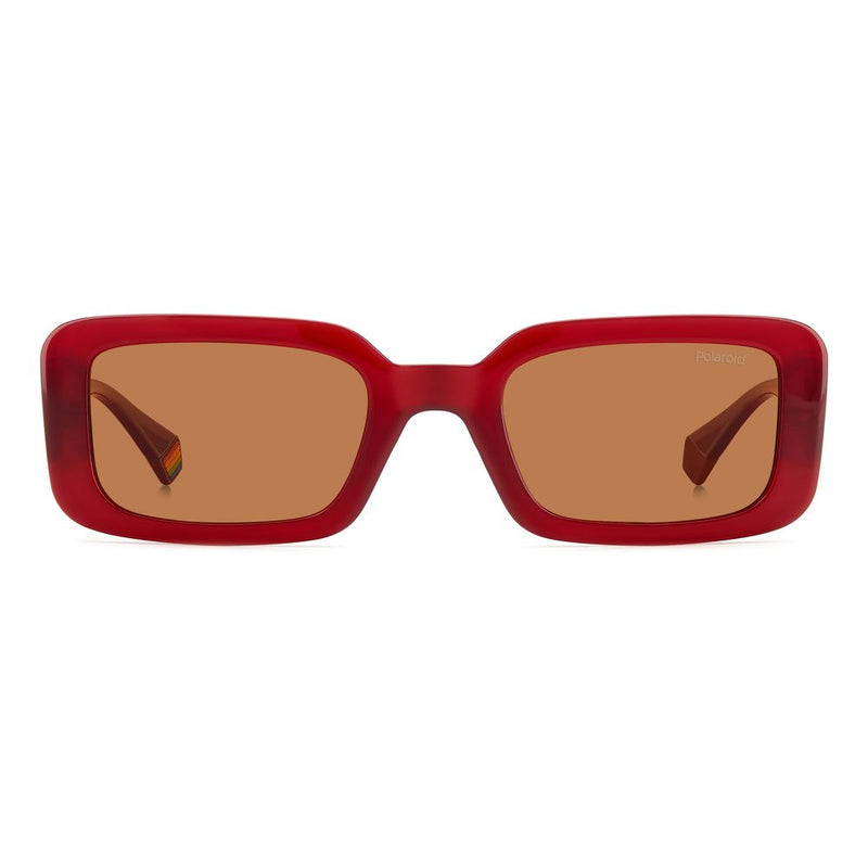 Polaroid Red Resin Sunglasses