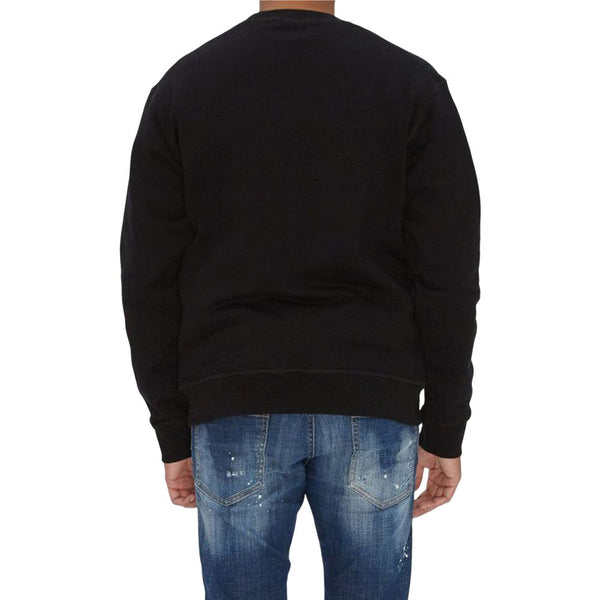 Dsquared² Black Cotton Sweater