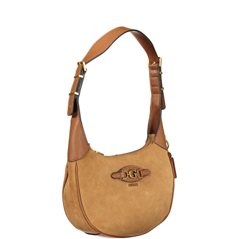 Guess Jeans Brown Polyethylene Handbag