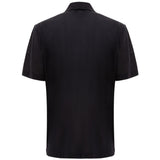 Corneliani Black Silk Polo Shirt