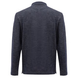 Corneliani Blue Wool Polo Shirt