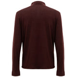 Corneliani Bordeaux Wool Polo Shirt