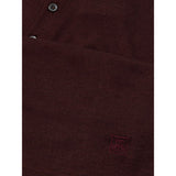 Corneliani Bordeaux Wool Polo Shirt