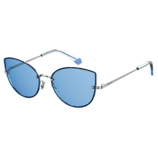 Polaroid Silver Metal Sunglasses