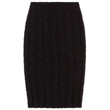 Dolce & Gabbana Black Wool Vergine Skirt