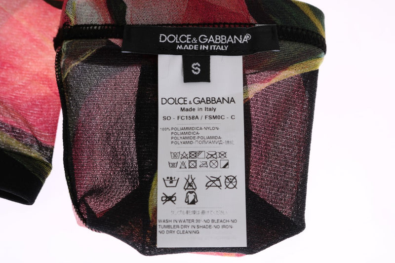 Dolce & Gabbana Floral Nylon Stretch Stockings