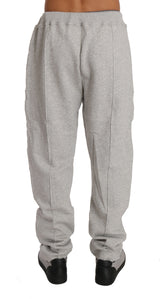 Billionaire Italian Couture Italian Couture Gray Cotton Sweatsuit