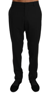 Dolce & Gabbana Elegant Formal Wool Blend Trousers