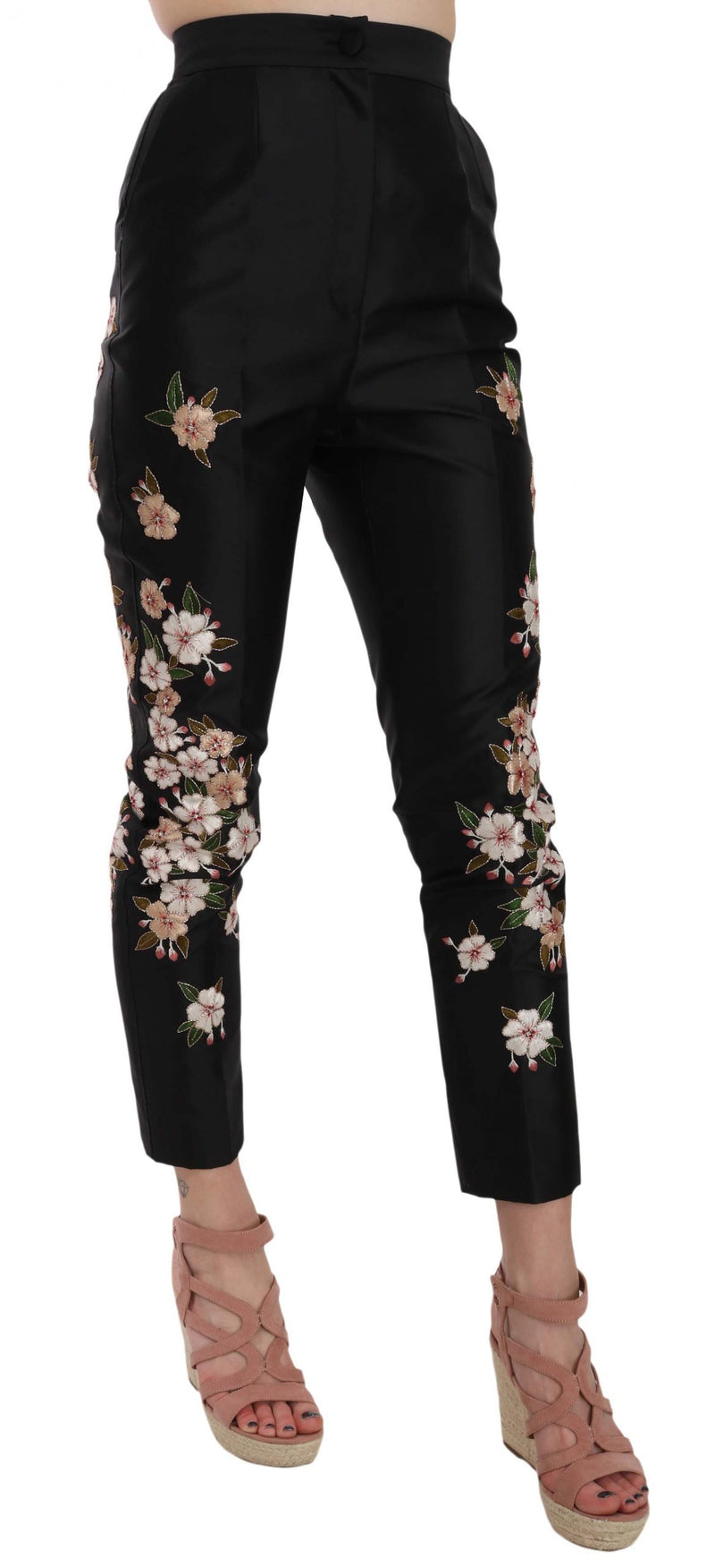 Dolce & Gabbana Elegant Silk Blend Pants