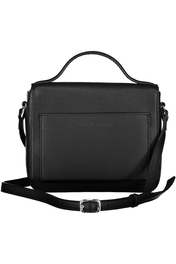 Calvin Klein Elegant Black Shoulder Handbag