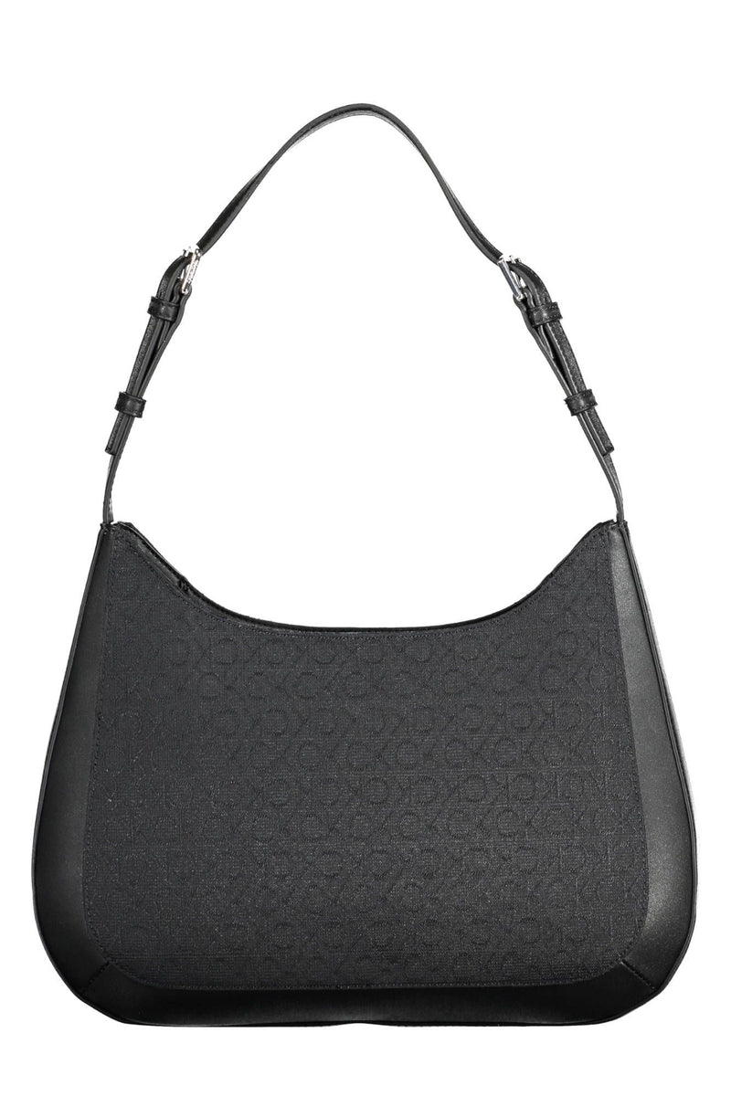 Calvin Klein Elegant Black Recycled Shoulder Bag