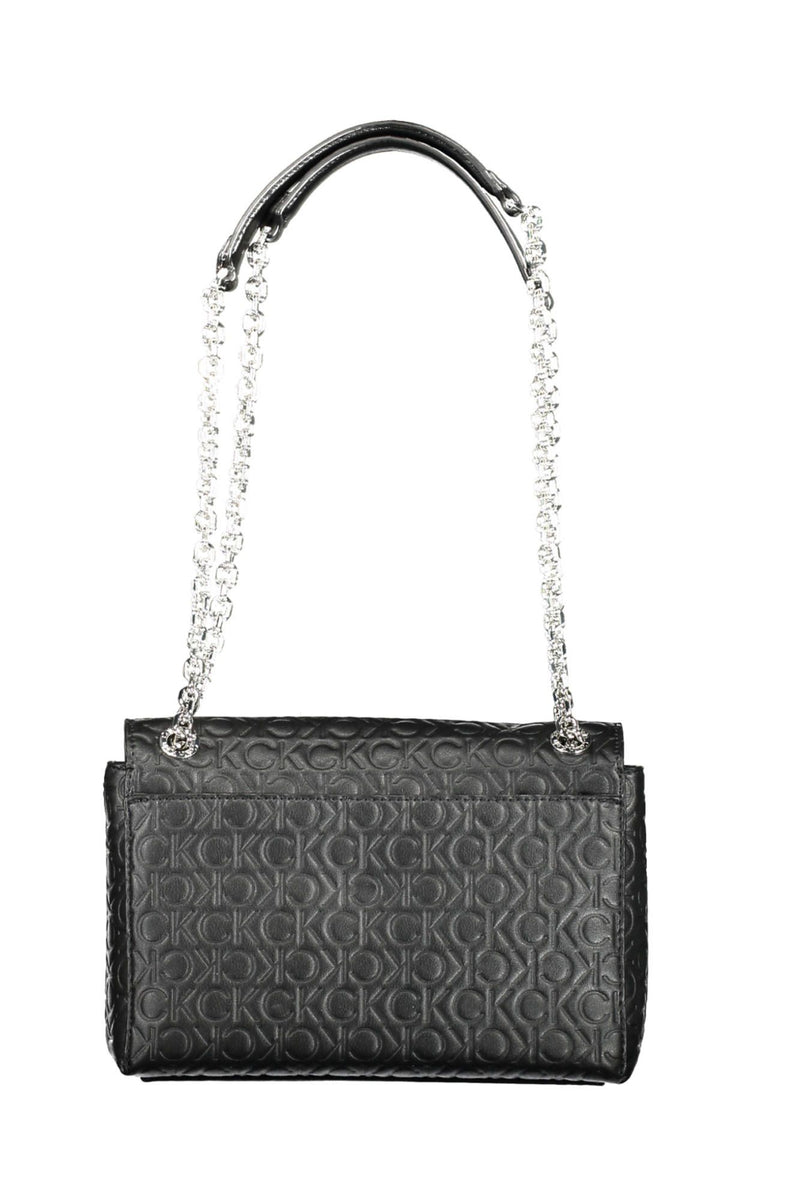 Calvin Klein Chic Black Chain Handle Handbag