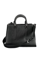 Calvin Klein Elegant Black Contrasting Details Handbag