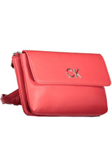 Calvin Klein Chic Red Shoulder Bag with Adjustable Strap