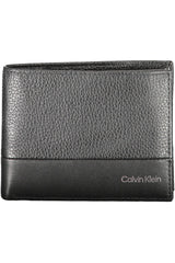 Calvin Klein Sophisticated Black Leather Wallet with RFID Block