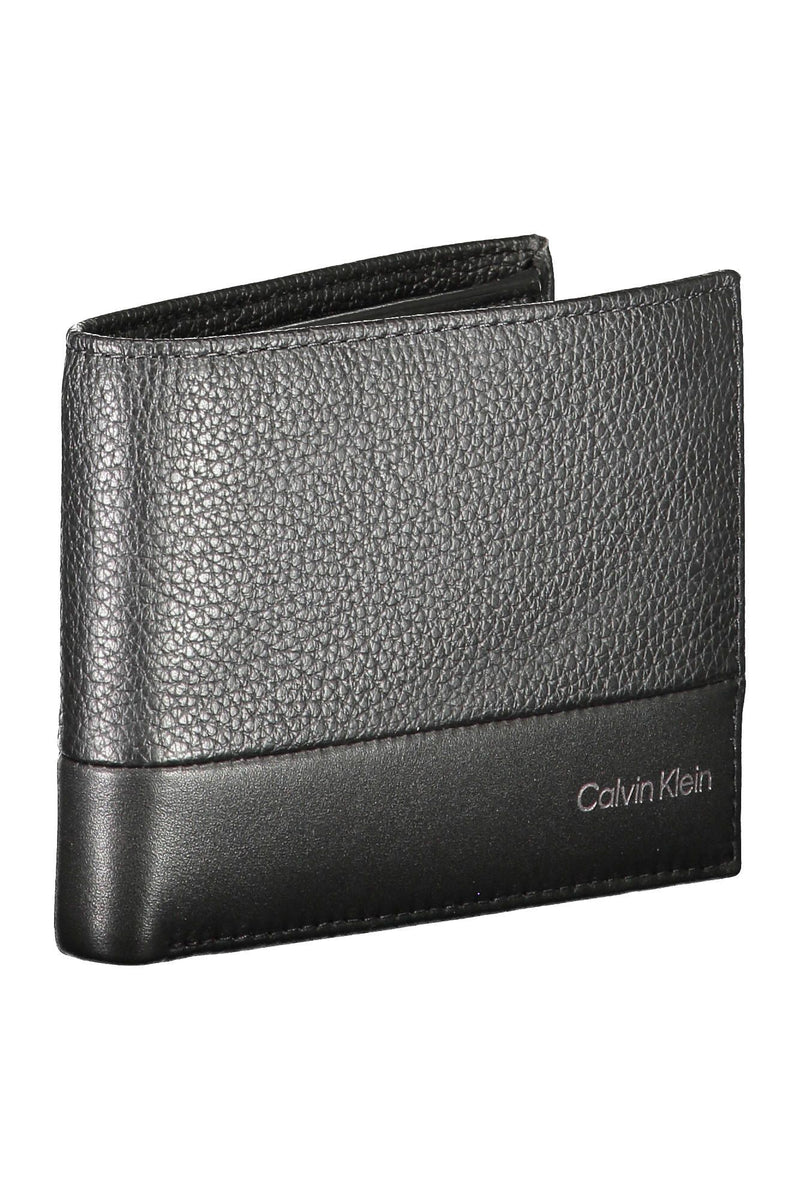 Calvin Klein Sophisticated Black Leather Wallet with RFID Block