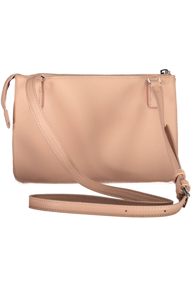 Calvin Klein Chic Pink Contrasting Details Shoulder Bag