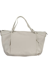 Desigual Chic White Multi-Strap Handbag Delight