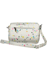 Desigual Chic White Contrasting Detail Shoulder Bag