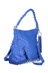 Desigual Chic Blue Contrasting Detail Handbag