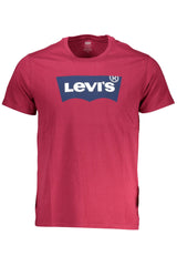 Levi's Classic Red Cotton Tee with Iconic Logo