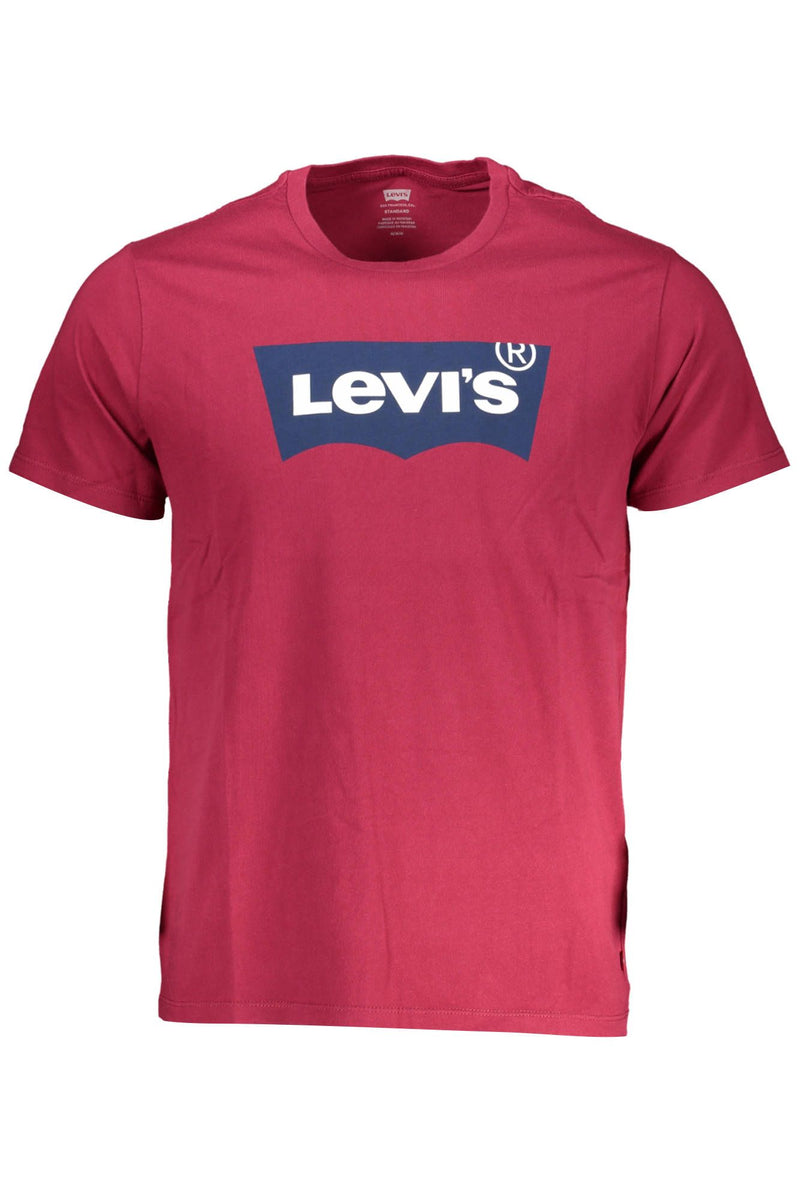 Levi's Classic Red Cotton Tee with Iconic Logo