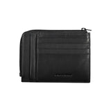 Piquadro Sleek Black Leather Card Holder with RFID Blocker