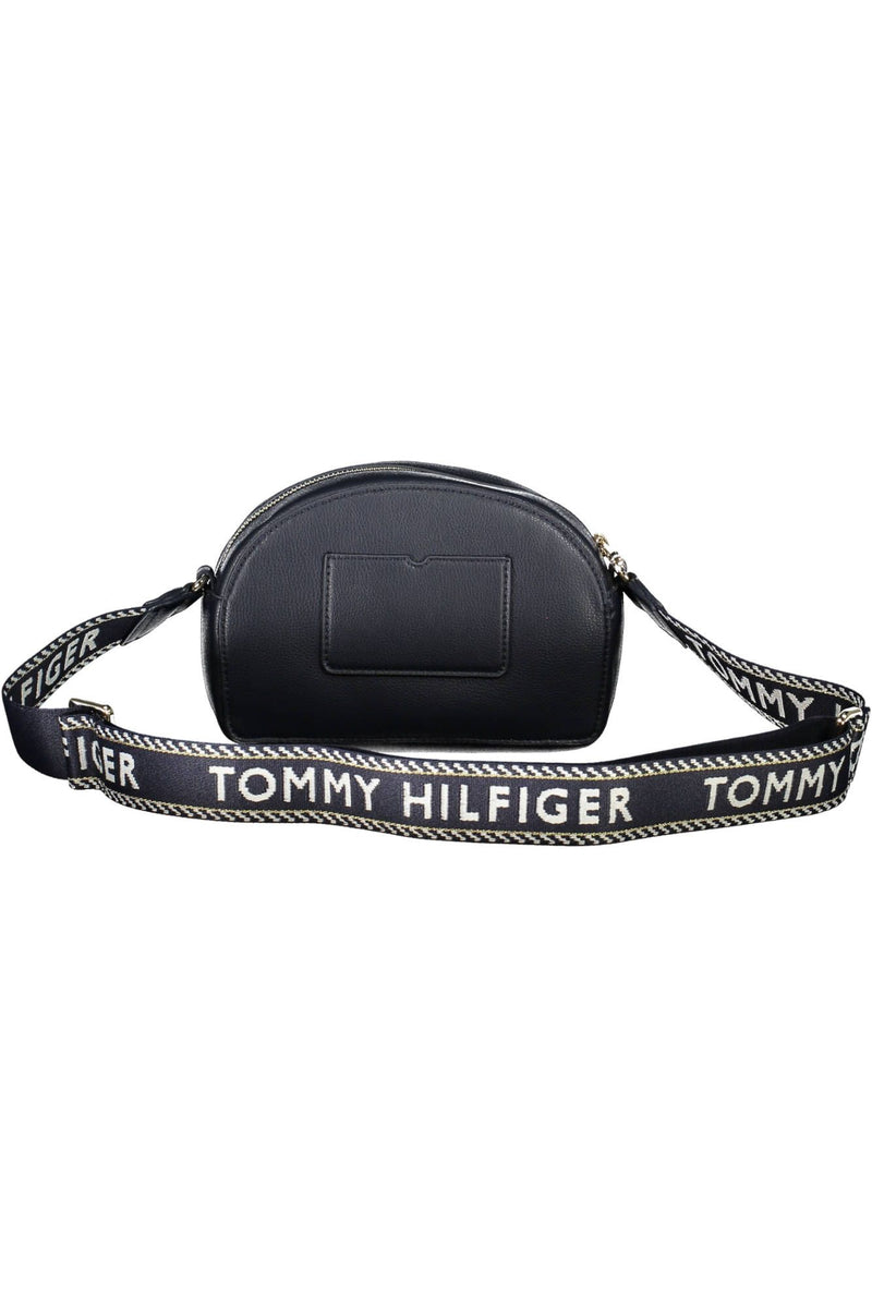 Tommy Hilfiger Elegant Blue Shoulder Bag with Logo Detail