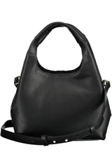 Tommy Hilfiger Elegant Black Shoulder Bag with Contrasting Details