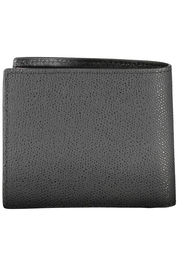 Tommy Hilfiger Chic Black Bifold Wallet with Coin Purse