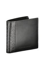 Tommy Hilfiger Elegant Black Leather Bi-Fold Wallet