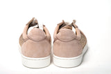 Christian Louboutin Antoinette Rose Gold Embellished Sneakers