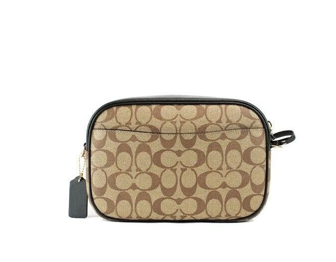 COACH Jamie Medium Varsity Signature Amazon Green Camera Crossbody Bag