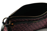 Versace Elegant Greca Signature Leather Shoulder Bag