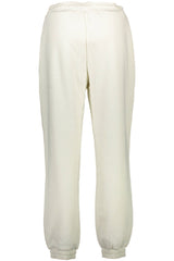 Calvin Klein Elegant Sporty Fleece Trousers in White