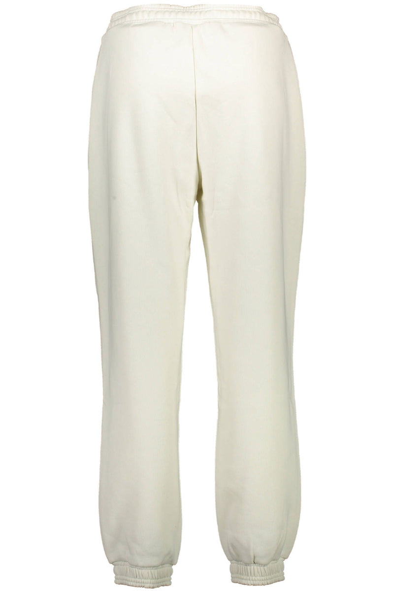 Calvin Klein Elegant Sporty Fleece Trousers in White