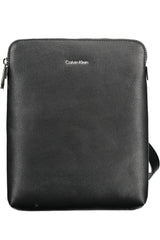 Calvin Klein Elegant Black Shoulder Bag with Logo Detail