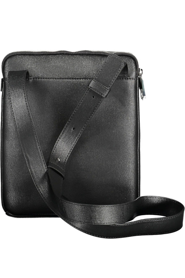 Calvin Klein Elegant Black Shoulder Bag with Logo Detail