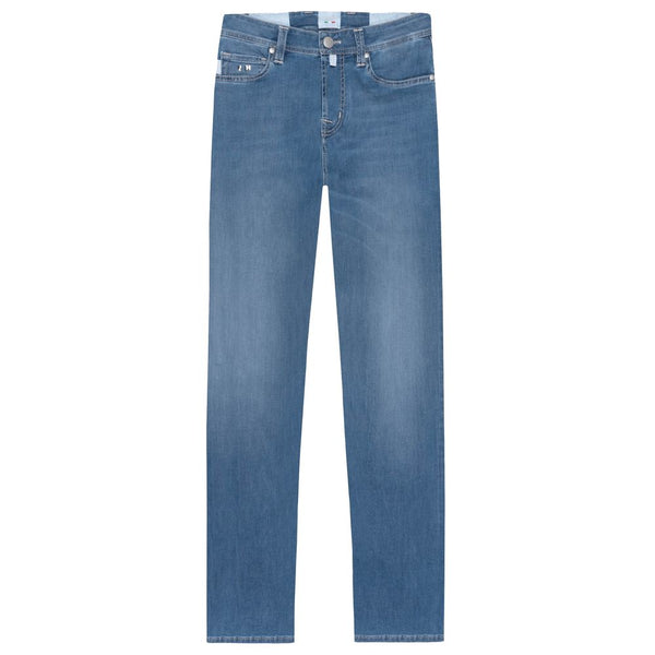 Stella McCartney Elevated Essentials: Chic Men's Light Blue Jeans